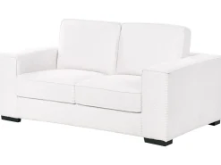 2 posti VIKRAN Velluto a coste Bianco