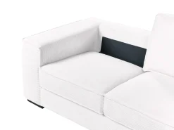 2 posti VIKRAN Velluto a coste Bianco