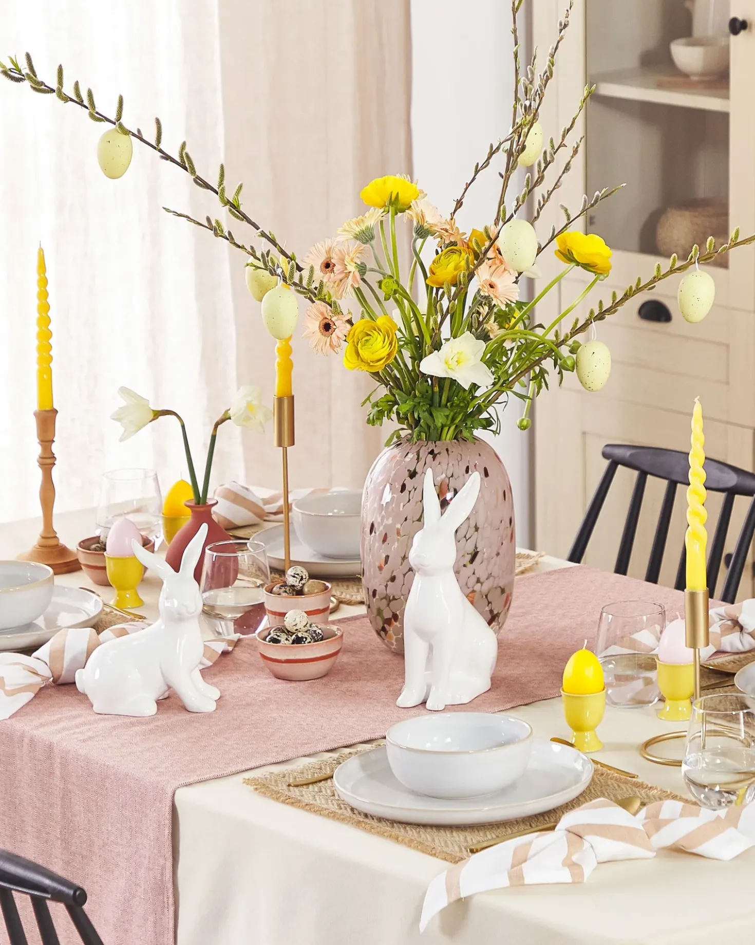 Accessorio decorativo Coniglio PAIMPOL Ceramica Bianco
