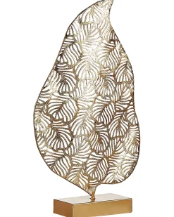 Accessorio decorativo Foglia LITHIUM Metallo Oro