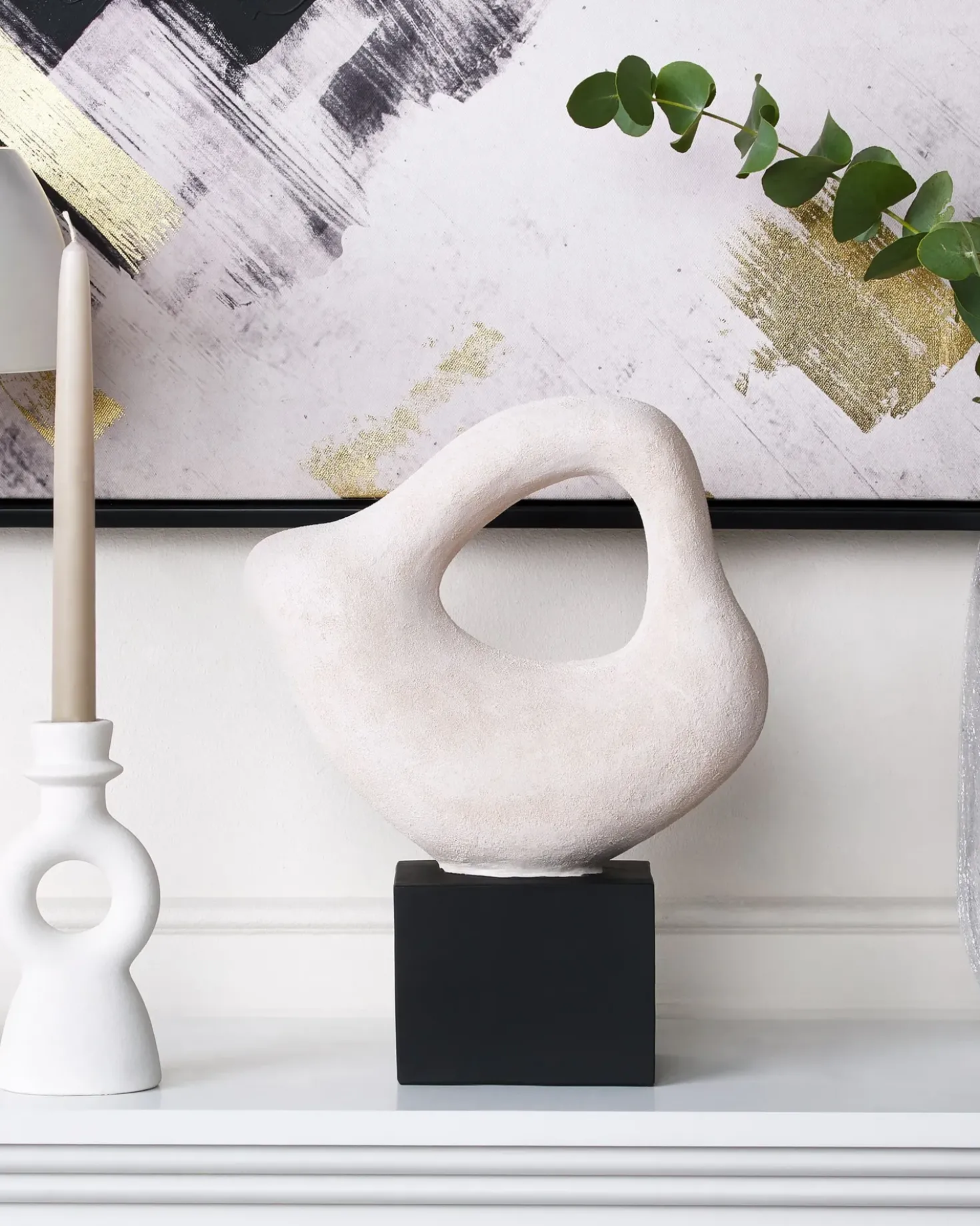 Accessorio decorativo KAVALA Ceramica Bianco sporco