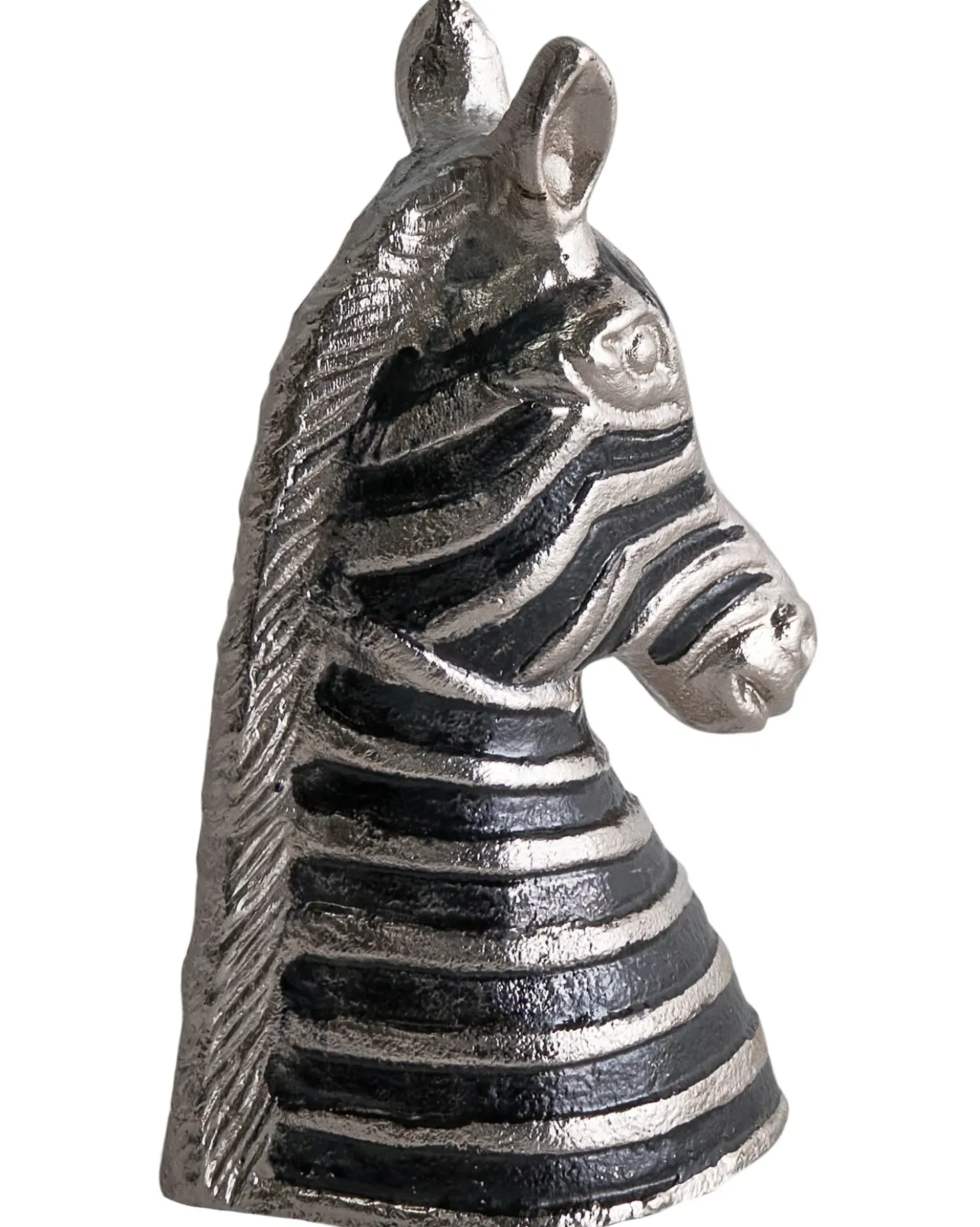 Accessorio decorativo Zebra ZAGORA Metallo Nero/Argento