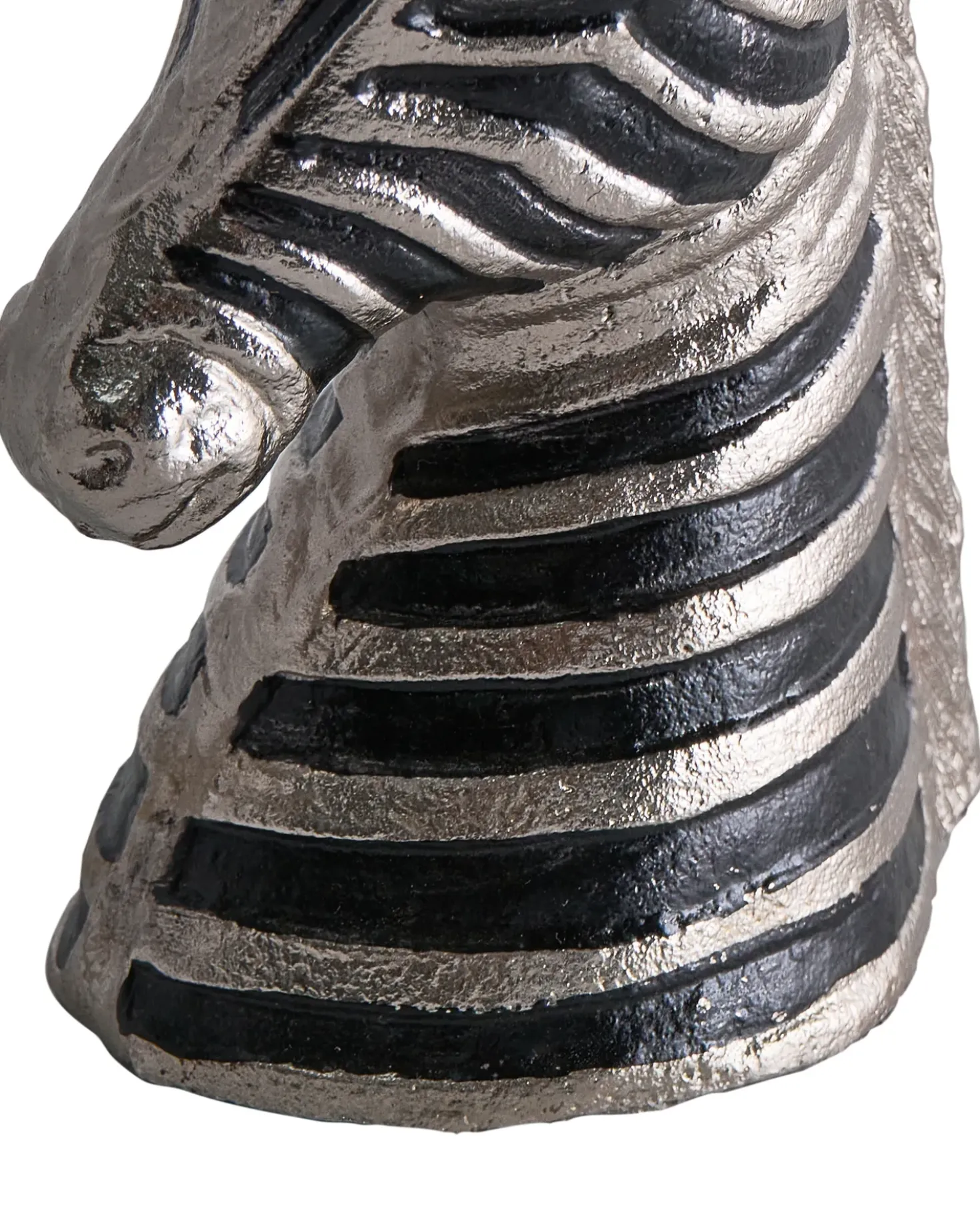 Accessorio decorativo Zebra ZAGORA Metallo Nero/Argento