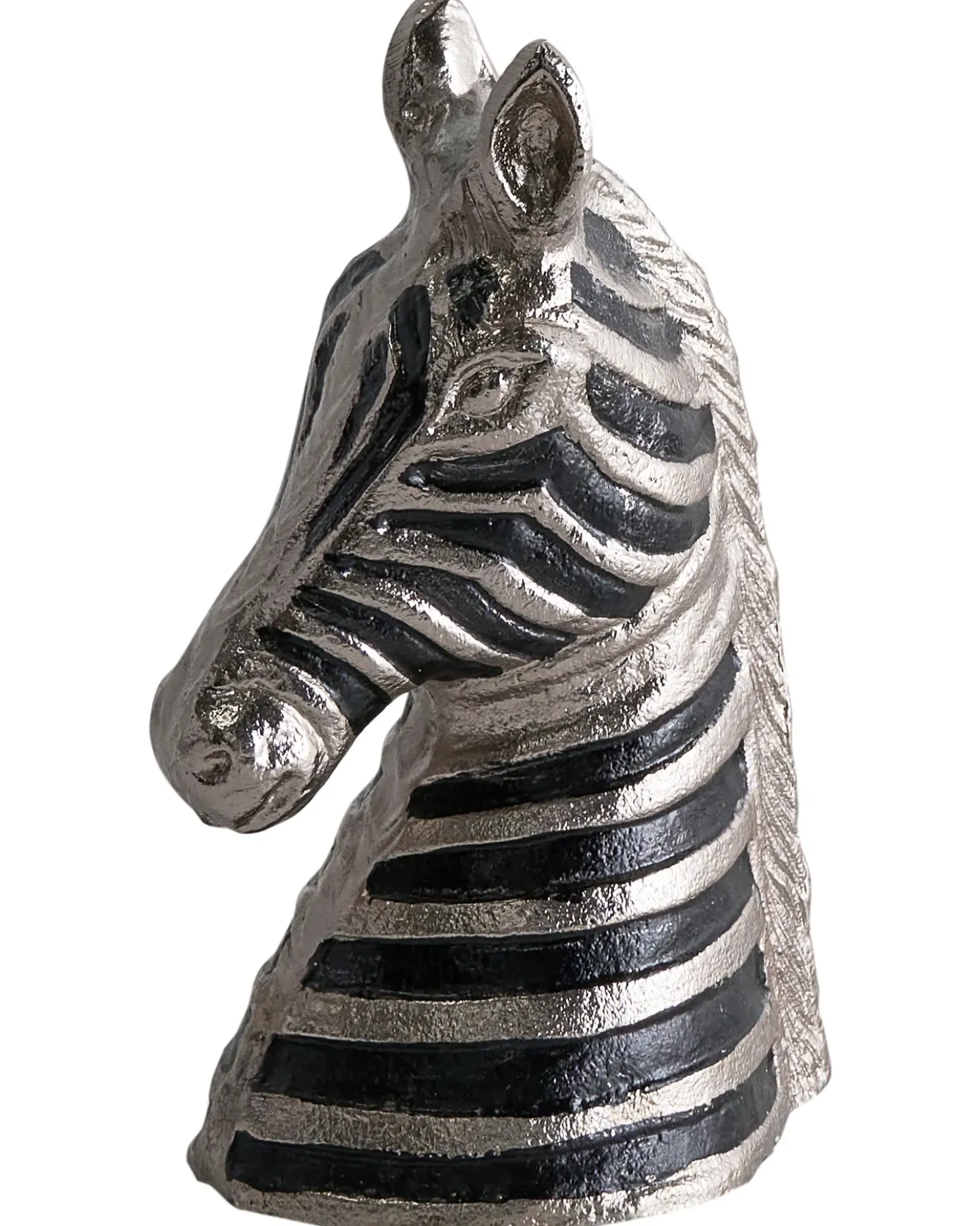 Accessorio decorativo Zebra ZAGORA Metallo Nero/Argento