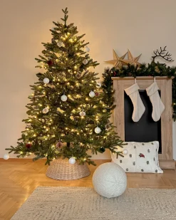 Albero di Natale artificiale LED FIDDLE 180 cm Verde