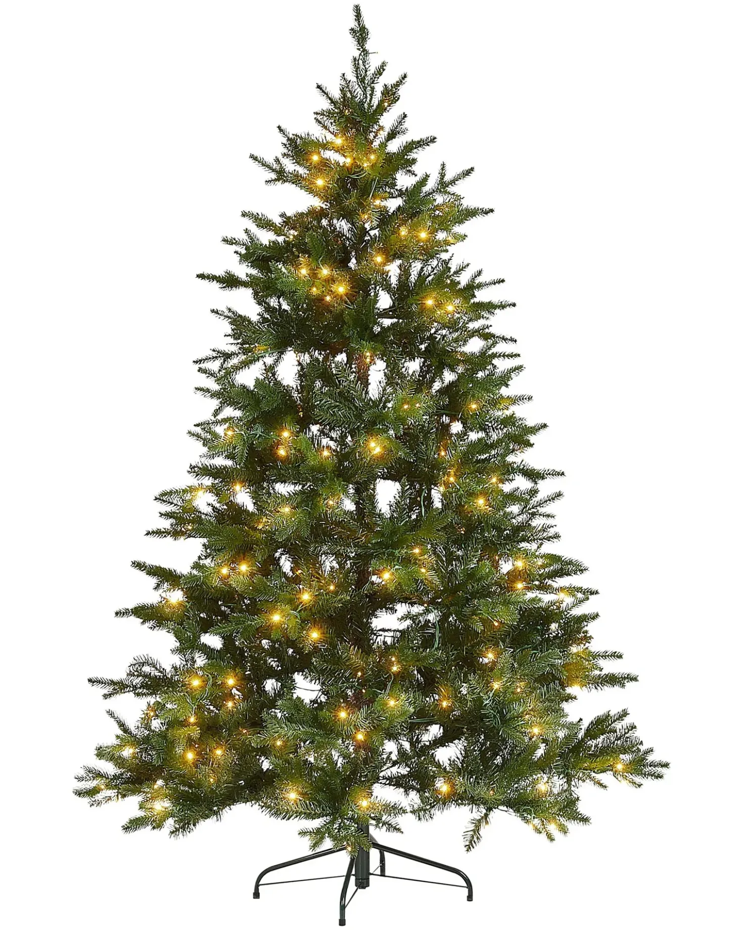 Albero di Natale artificiale LED FIDDLE 180 cm Verde