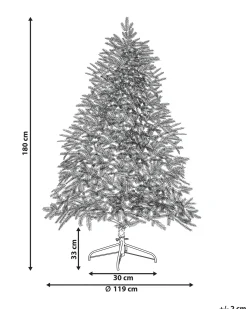 Albero di Natale artificiale LED FIDDLE 180 cm Verde