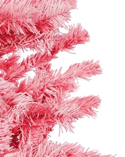 Albero di Natale artificiale FARNHAM 210 cm Rosa