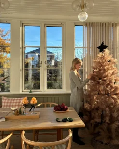 Albero di Natale artificiale TALBOT 180 cm Marrone chiaro