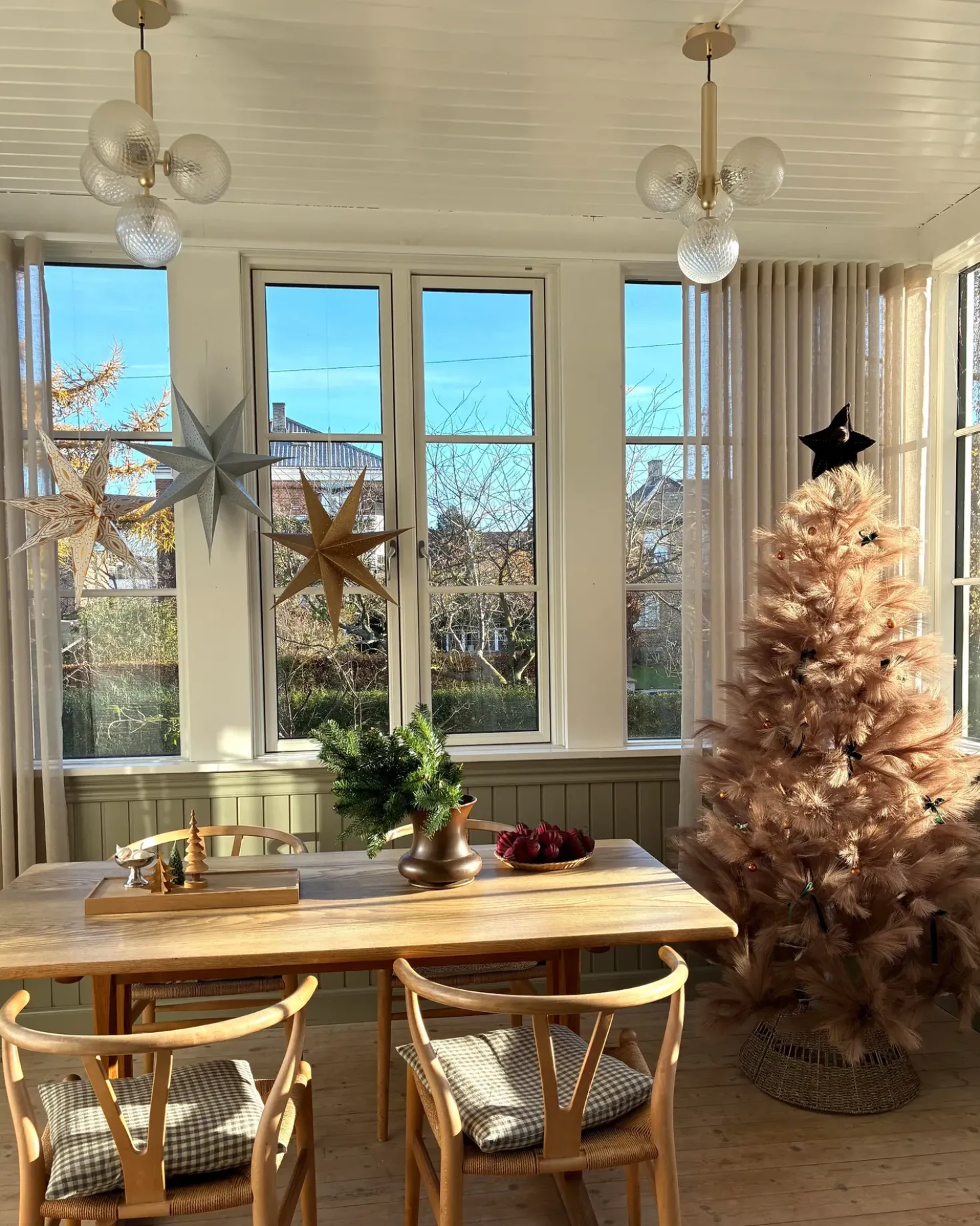 Albero di Natale artificiale TALBOT 180 cm Marrone chiaro