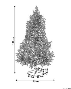 Albero di Natale artificiale DENALI 120 cm Verde