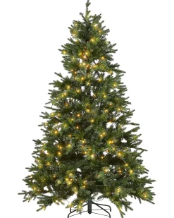 Albero di Natale artificiale LED FIDDLE 210 cm Verde