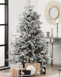 Albero natalizio innevato BASSIE 180 cm Bianco