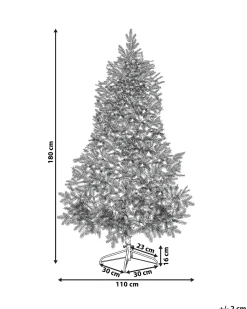 Albero natalizio innevato TOMICHI 180 cm Bianco