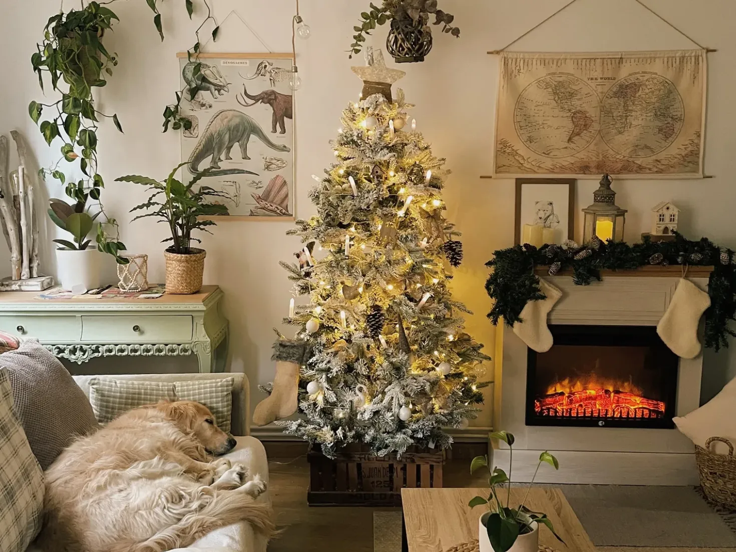 Albero natalizio innevato TOMICHI 180 cm Bianco