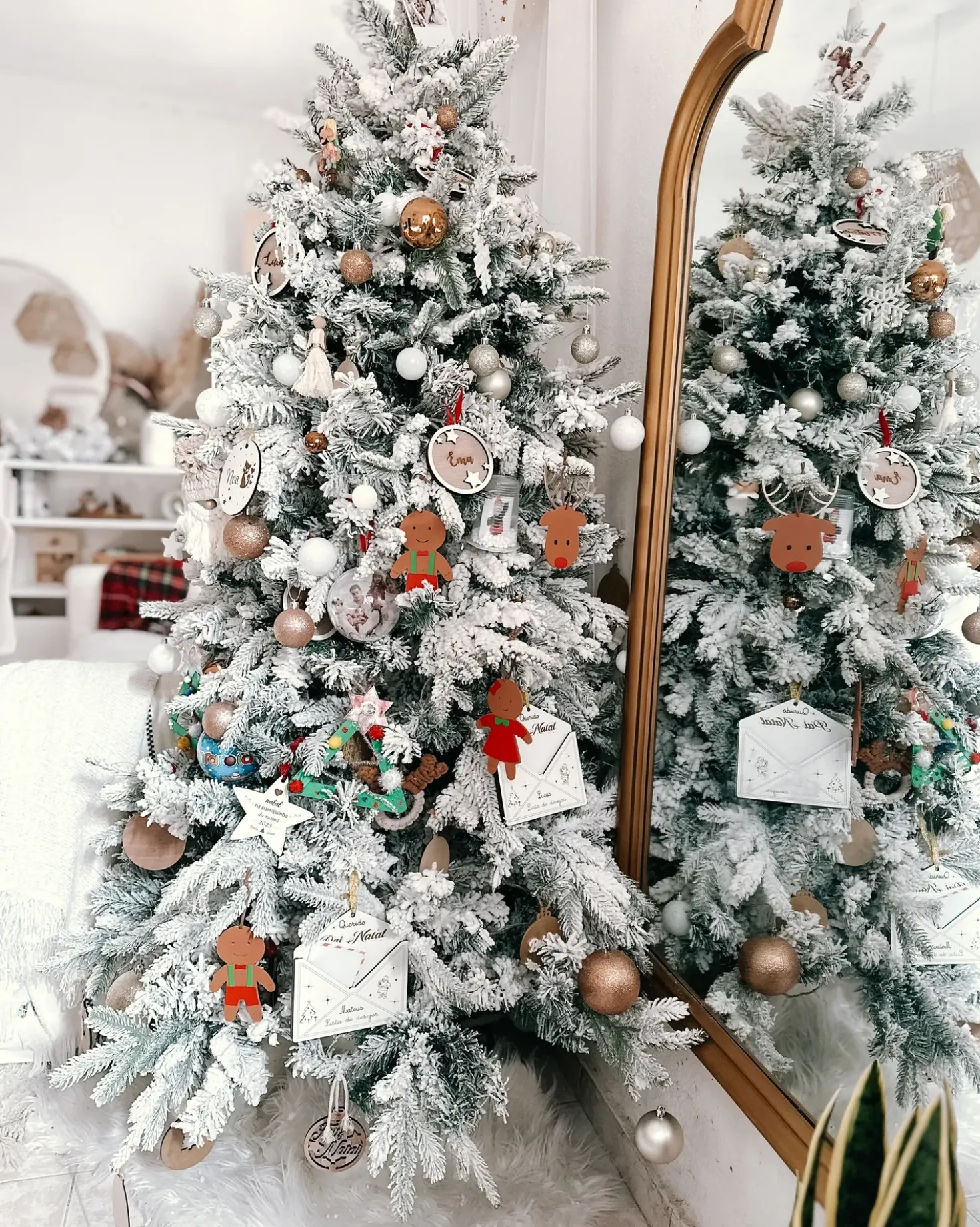 Albero natalizio innevato TOMICHI 180 cm Bianco