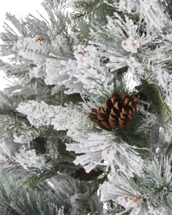 Albero natalizio innevato MASALA 180 cm Bianco
