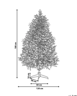 Albero natalizio innevato MASALA 180 cm Bianco
