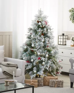 Albero natalizio innevato MASALA 180 cm Bianco