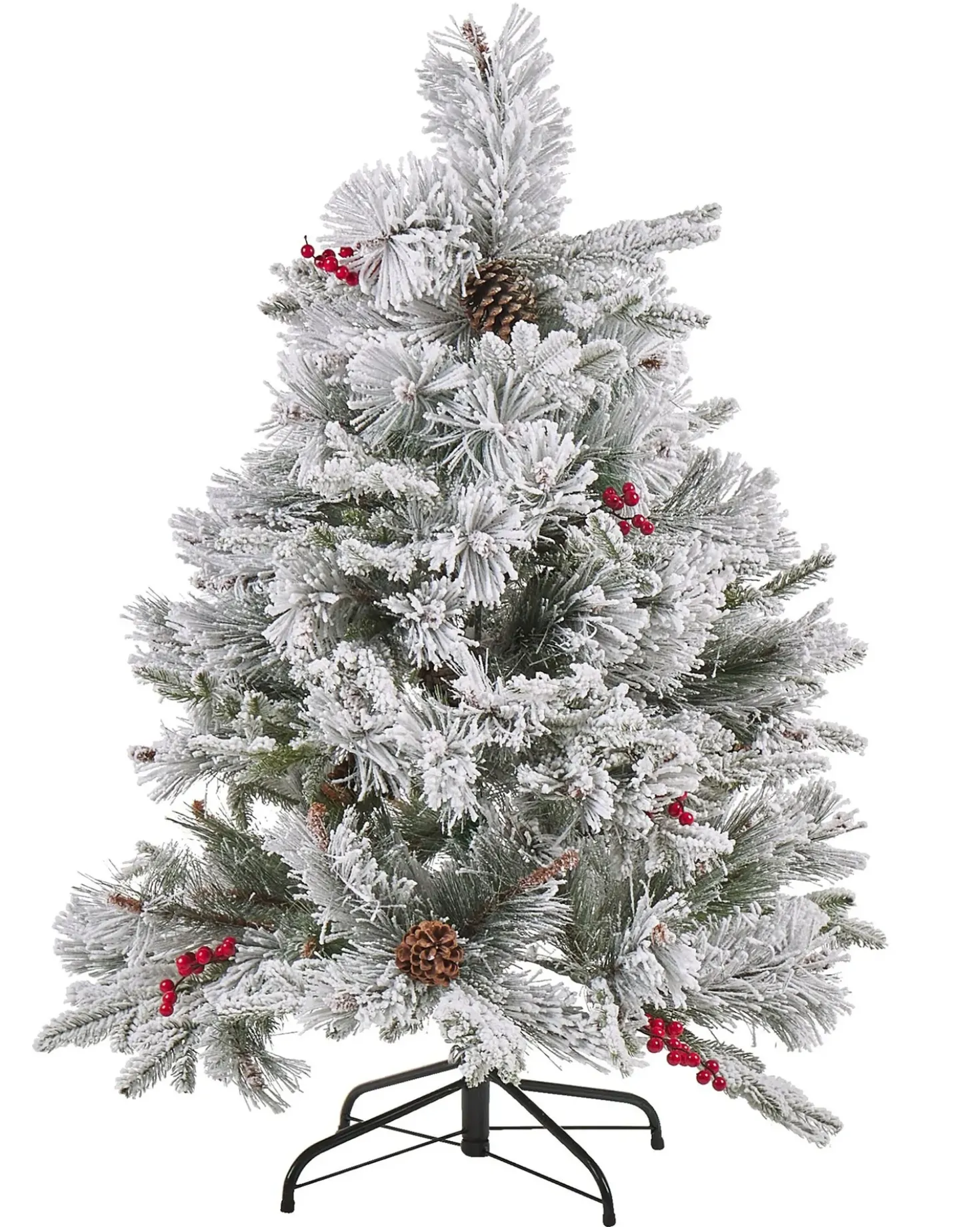 Albero natalizio innevato MASALA 120 cm Bianco
