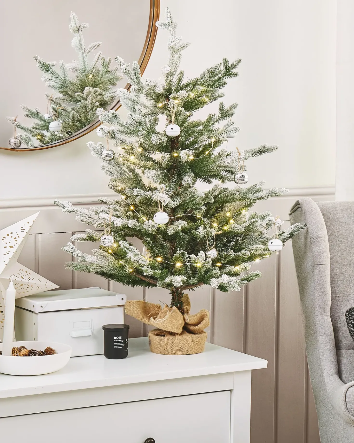 Albero natalizio innevato RINGROSE 90 cm Verde