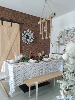 Albero natalizio innevato TOMICHI 210 cm Bianco
