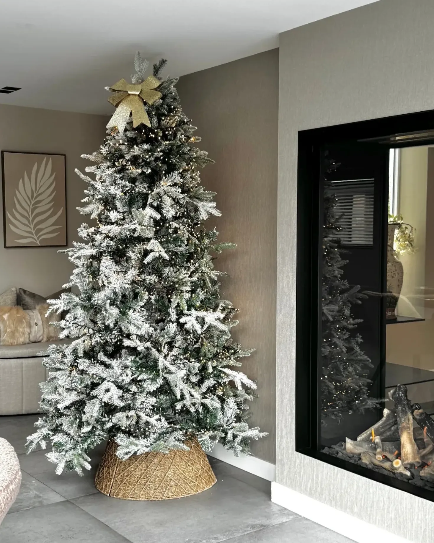 Albero natalizio innevato TOMICHI 210 cm Bianco