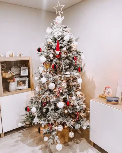 Albero natalizio innevato TOMICHI 210 cm Bianco