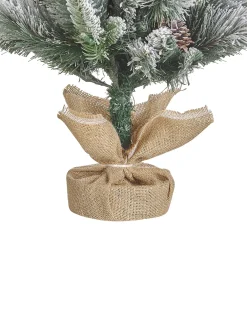 Albero natalizio innevato LED MALIGNE 90 cm Bianco