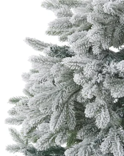Albero natalizio innevato FORAKER 120 cm Bianco