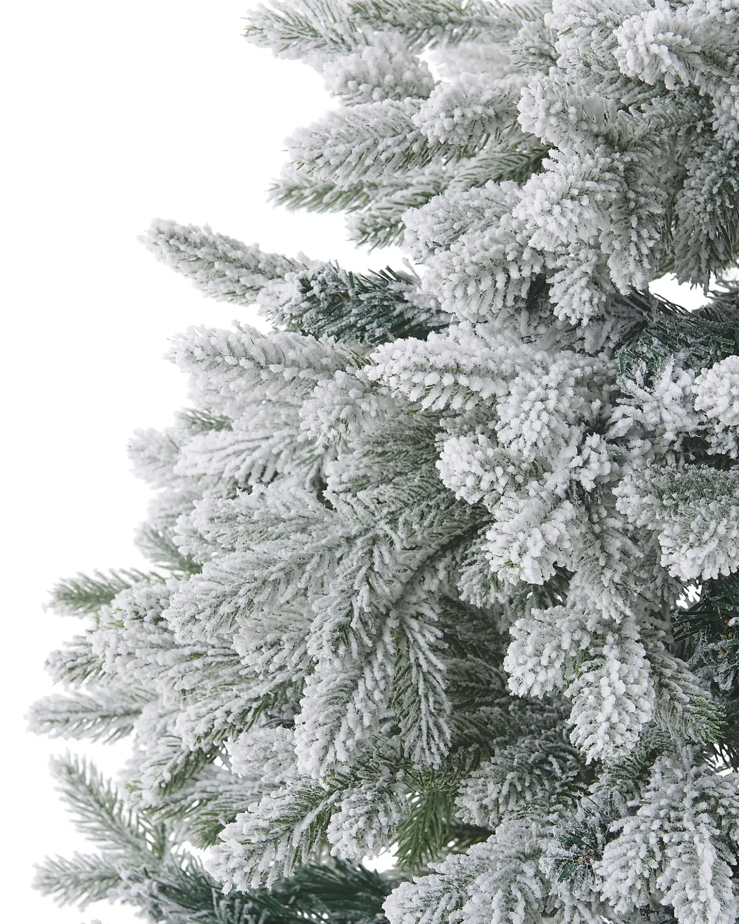Albero natalizio innevato FORAKER 120 cm Bianco