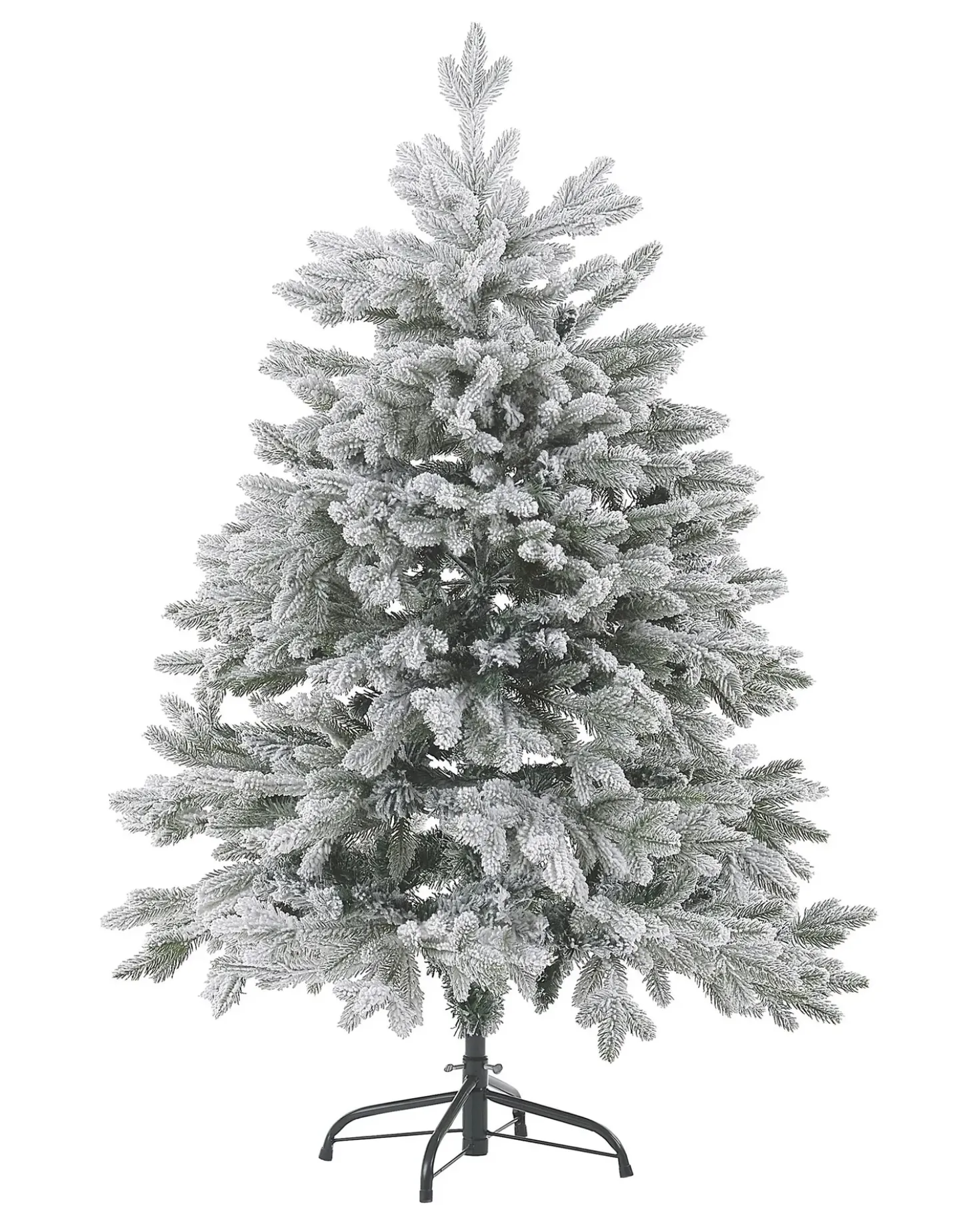 Albero natalizio innevato FORAKER 120 cm Bianco