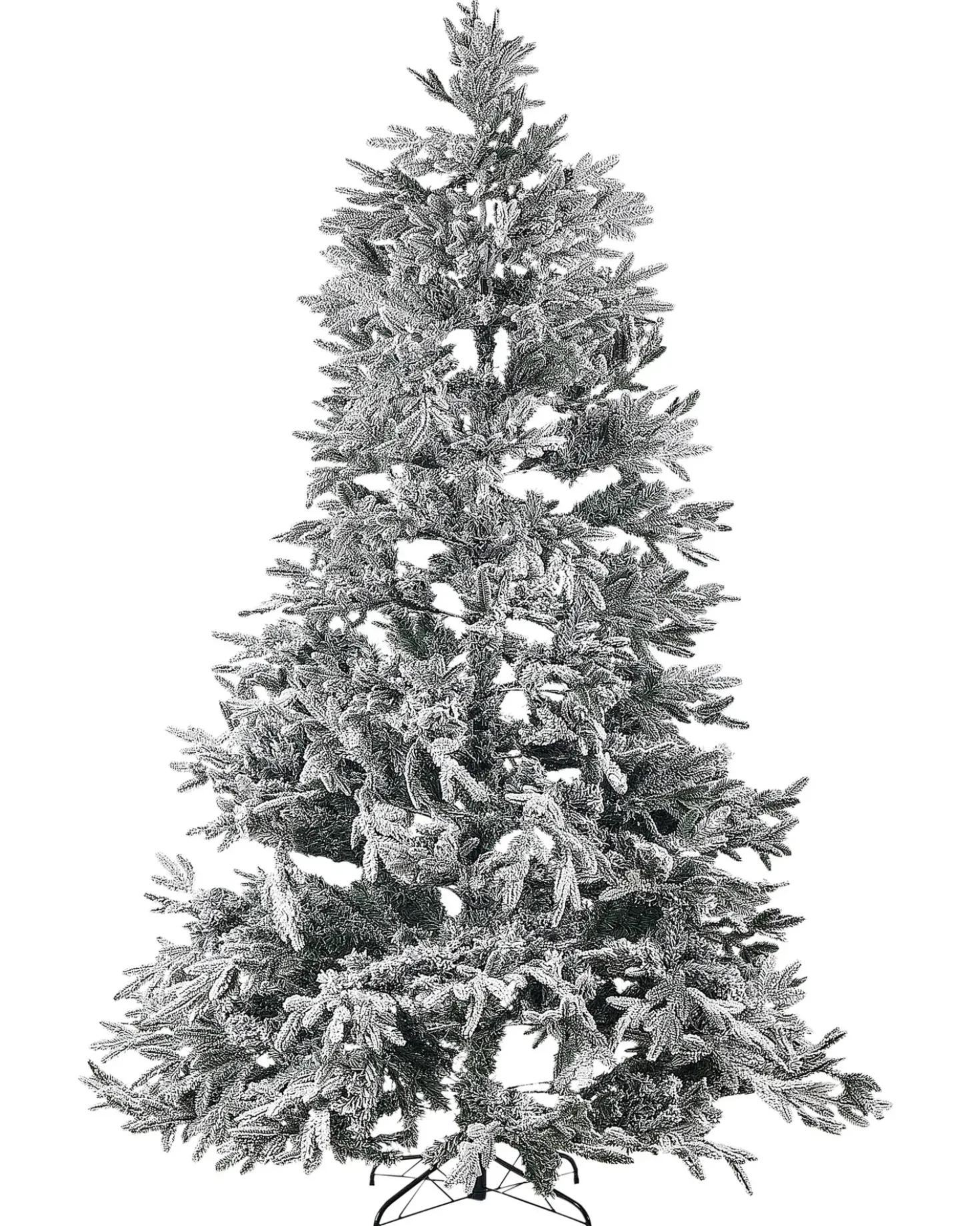 Albero natalizio innevato BASSIE 240 cm Bianco
