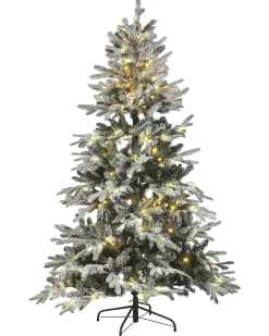 Albero natalizio innevato LED MIETTE 180 cm Bianco