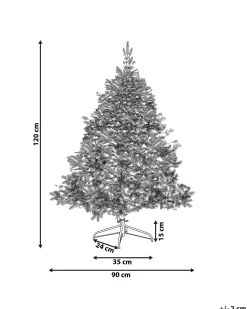 Albero natalizio innevato TOMICHI 120 cm Bianco