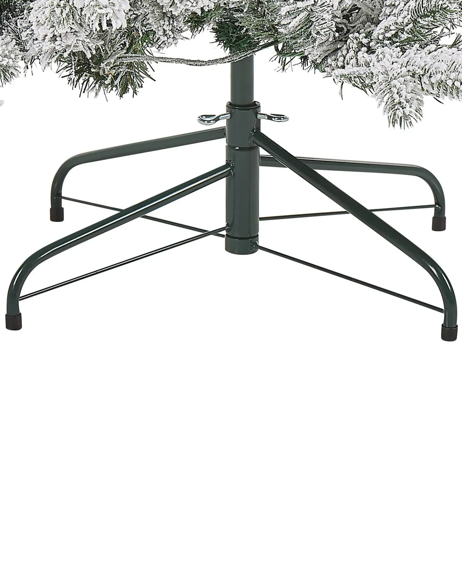 Albero natalizio innevato LED TATLOW 180 cm Verde