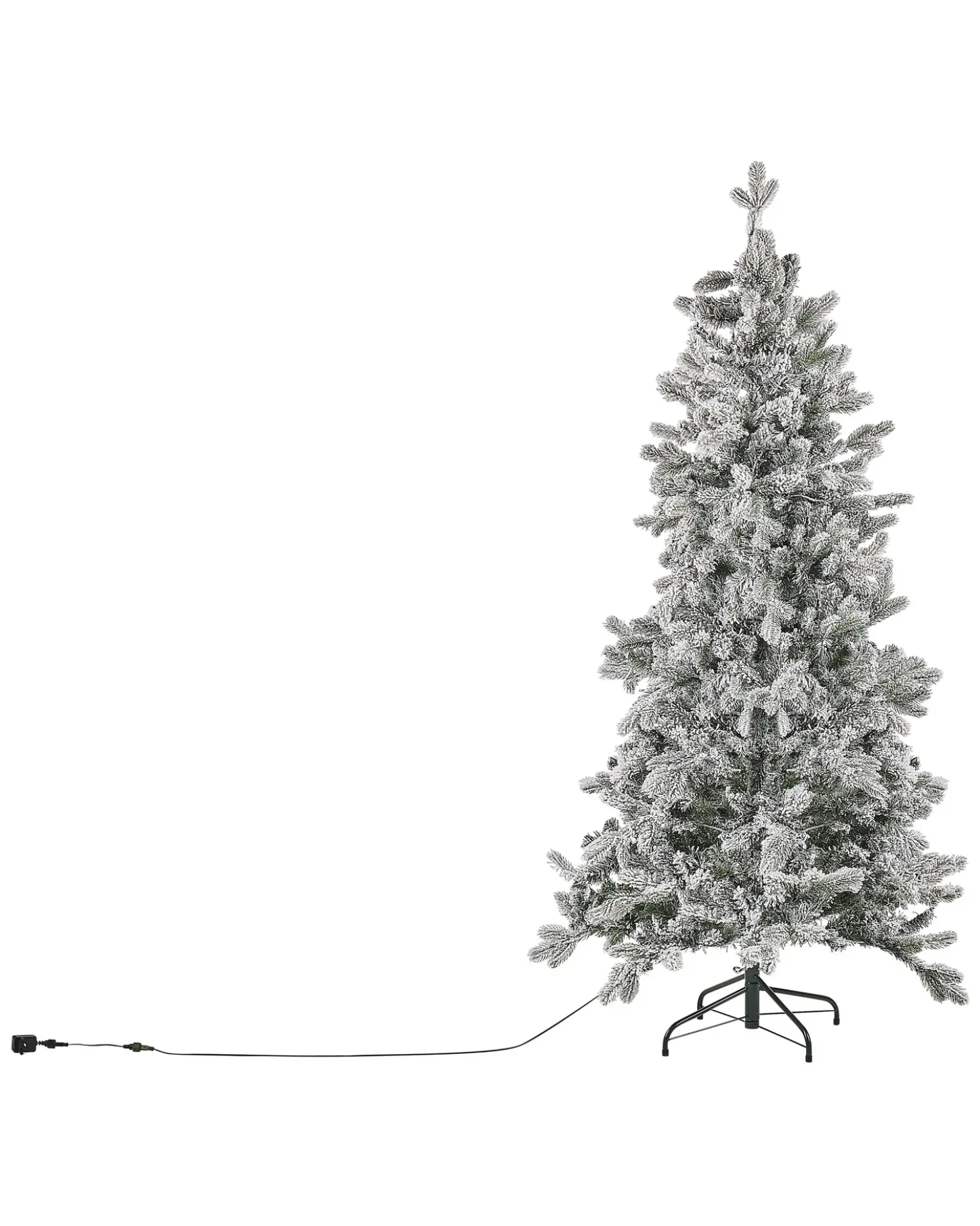 Albero natalizio innevato LED TATLOW 180 cm Verde