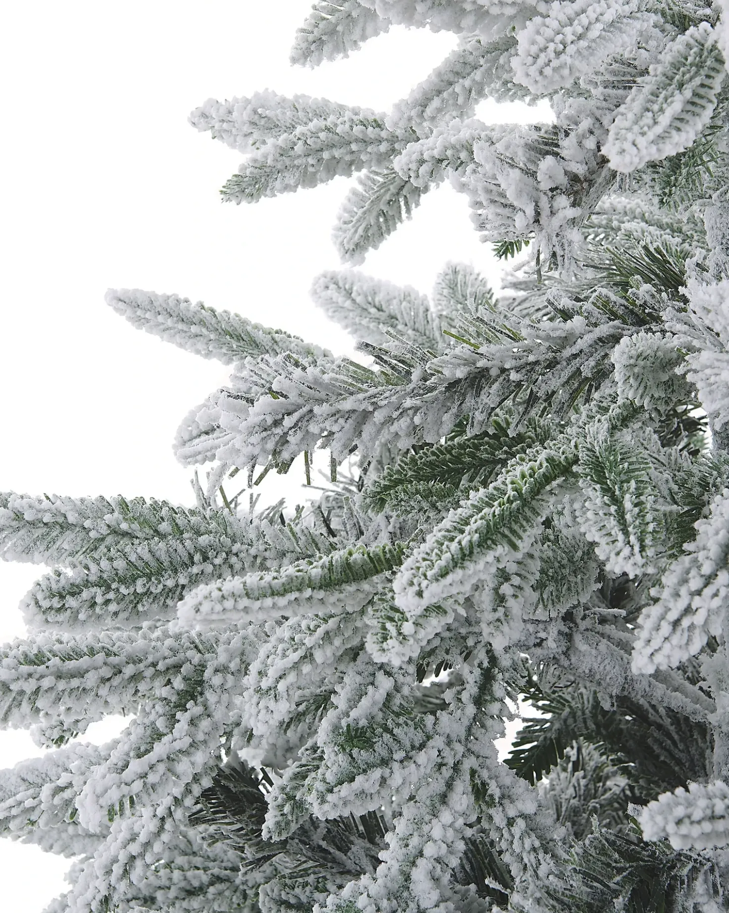 Albero natalizio innevato BASSIE 120 cm Bianco