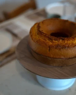 Alzata per torta BRIOCHE Metallo Bianco