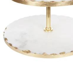 Alzata per torta IPATI Pietra Marmo bianco