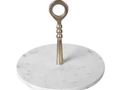 Alzata per torta TARUM Pietra Marmo bianco