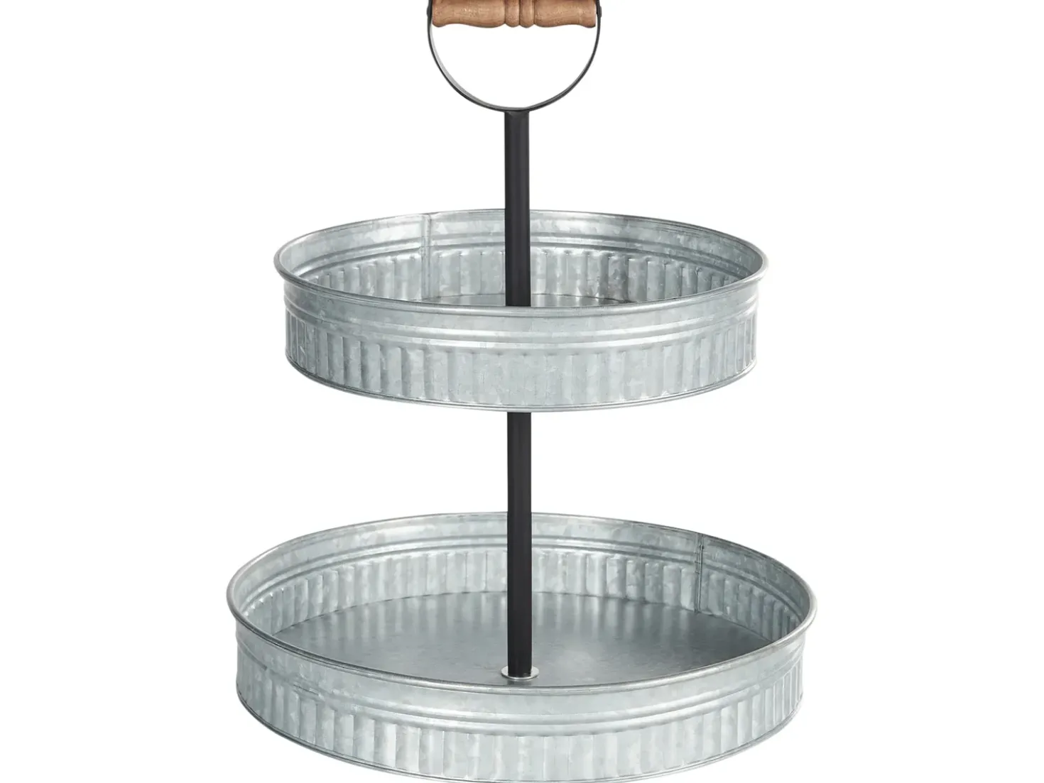 Alzata per torte a 2 piani KOUIGN Argento
