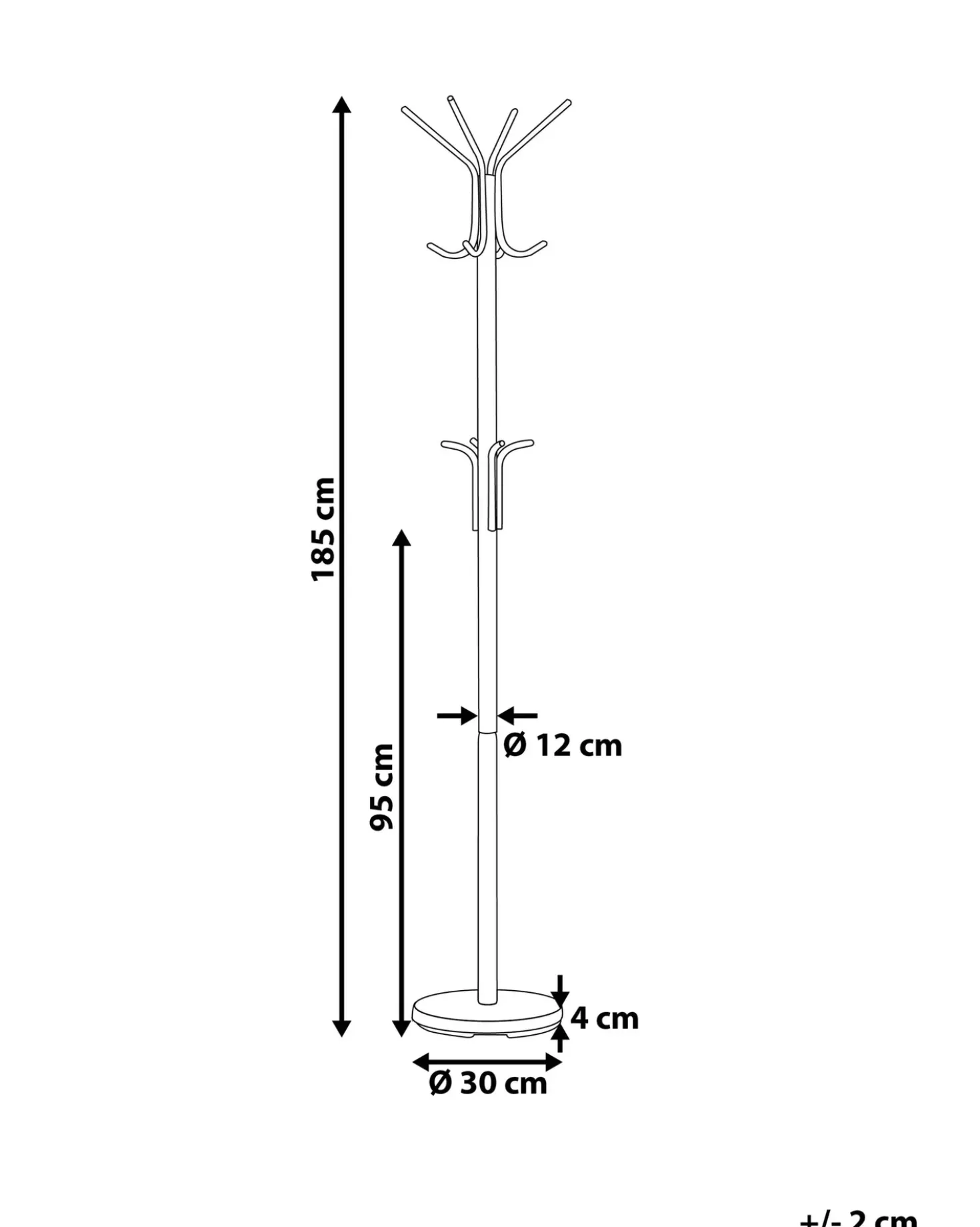 Appendiabiti CLAXTON Argento