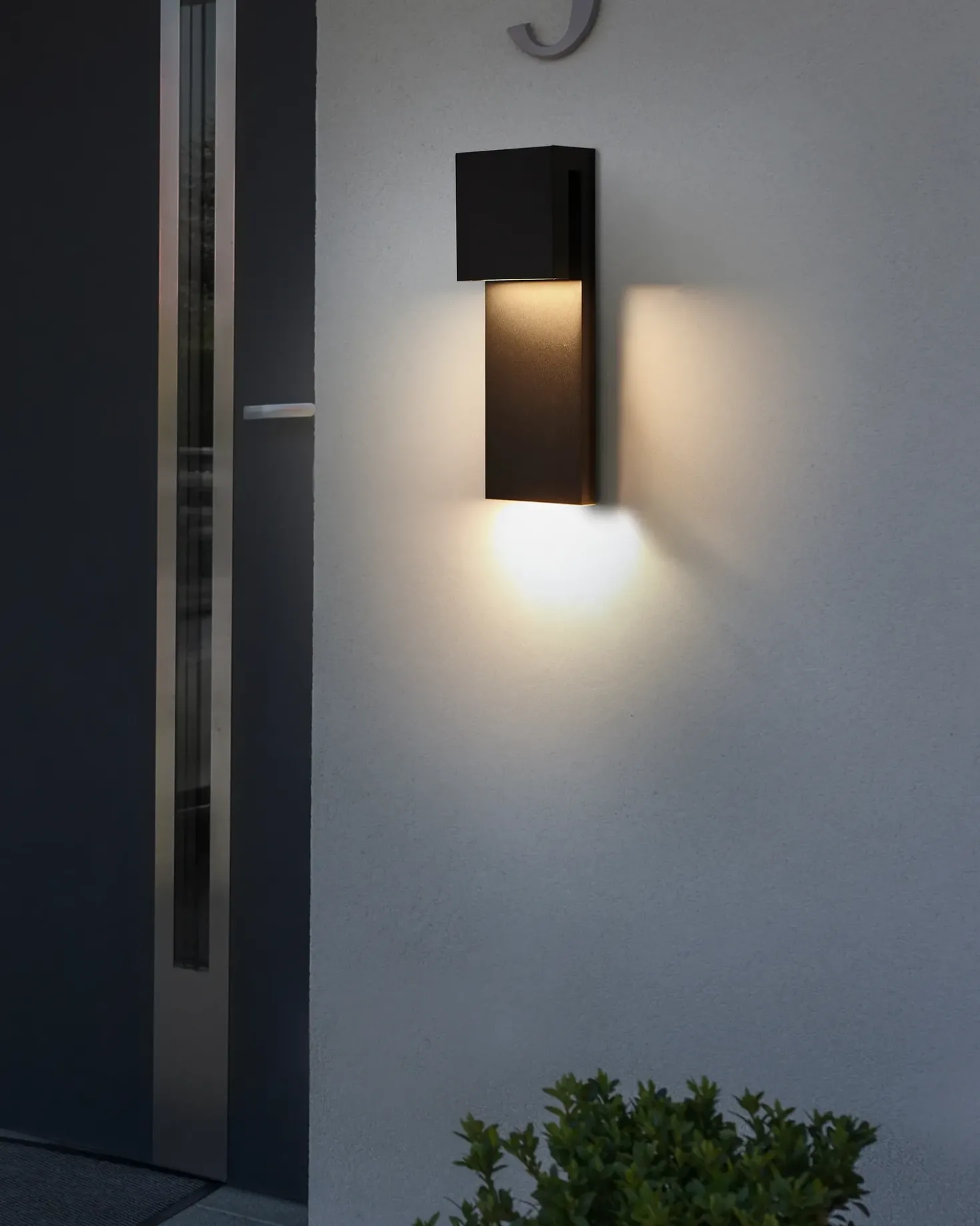 Applique a LED per esterni LIMONLU Nero