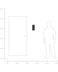Applique a LED per esterni SAJUR Nero