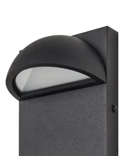 Applique a LED per esterni SAJUR Nero