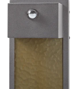 Applique a LED per esterni CARRON con sensore di movimento Grigio