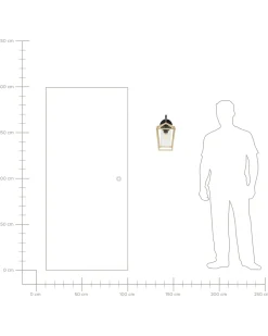 Applique a per esterni ORDIE Oro