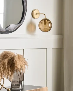 Applique BOOMI Vetro Marrone scuro