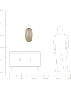 Applique KUNTHI Metallo Ottone